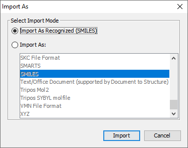 Auto recognize source on import