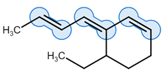 Multiple bonds are selected