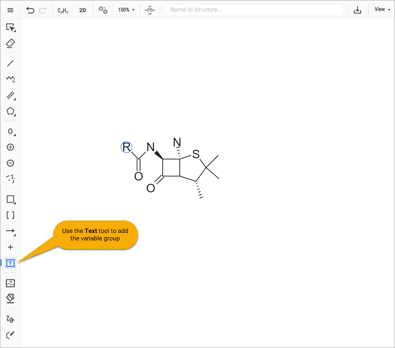 Draw Penicillin Step 3.3