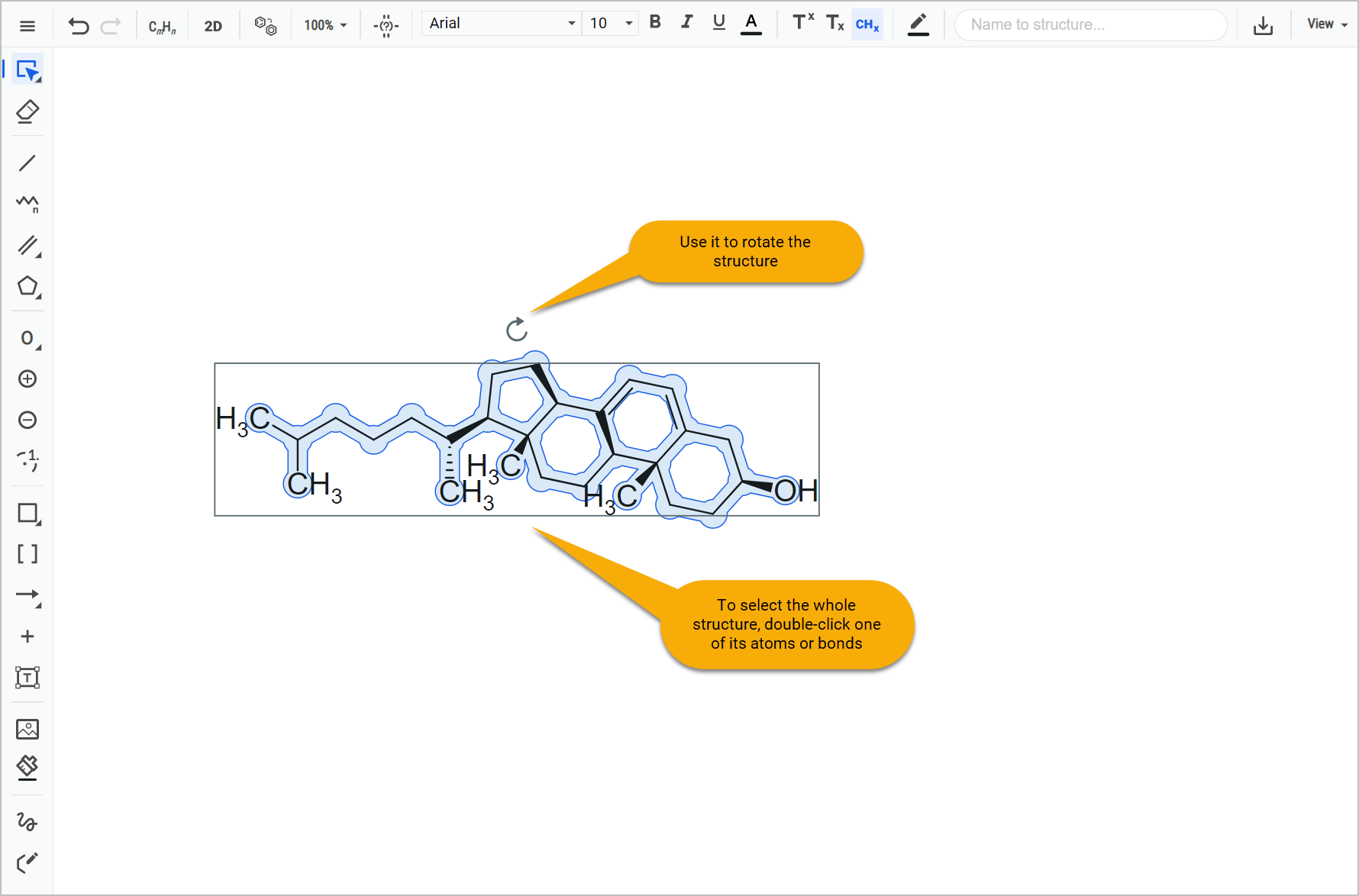 Draw Vitamin D Step 2