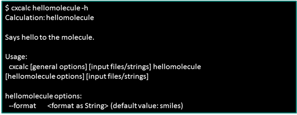 cxcalc command-line