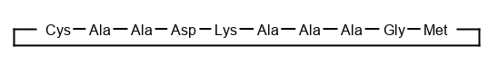 Peptide bridge in MarvinSketch